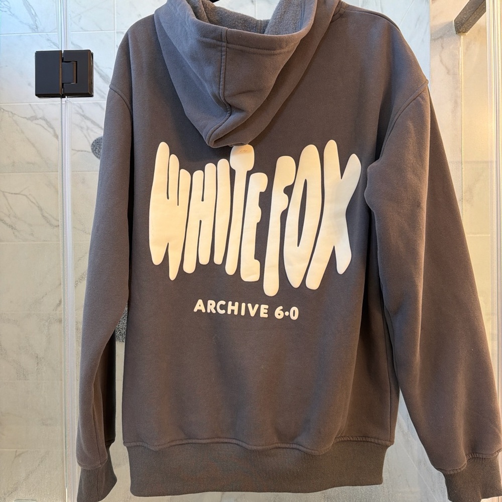 White Fox Boutique Gray Hoodie